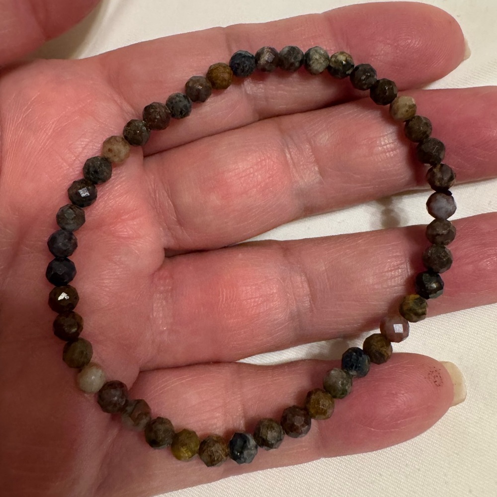 Pietersite Faceted Bead Bracelet